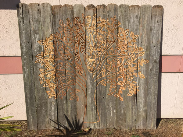 DXF Tree Fence